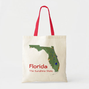 Floridakarten-Tasche Tragetasche