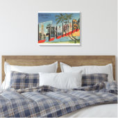 FloridaLarge Letter ScenesFlorida Leinwanddruck (Insitu (Schlafzimmer))
