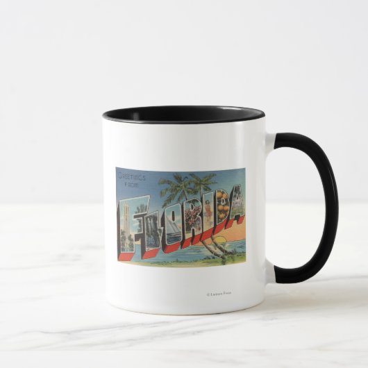 FloridaLarge Letter ScenesFlorida Tasse (Rechts)