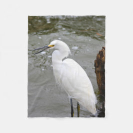 Florida's Singing Egret Fleecedecke