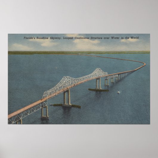 Floridas Sunshine Skyway BridgeFlorida Poster (Vorne)