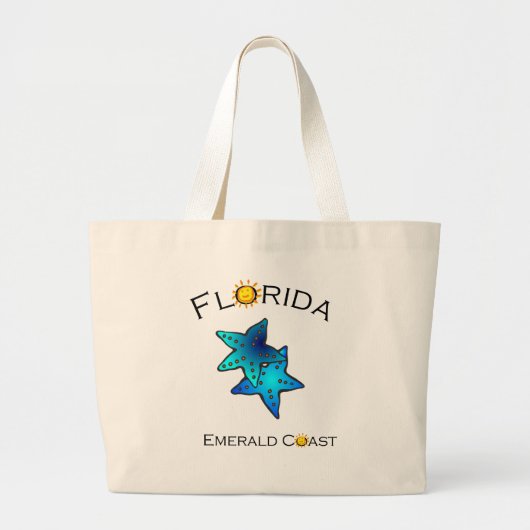 Floridasmaragdküsten-Tasche Jumbo Stoffbeutel (Vorne)
