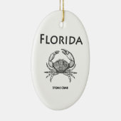 Floridasteinkrabbe Keramikornament (Rechts)