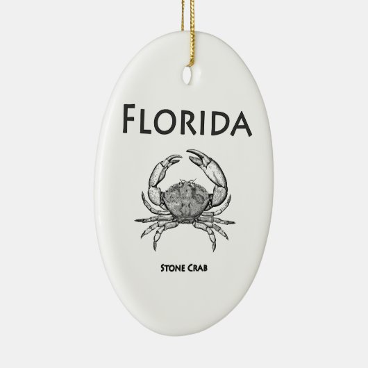 Floridasteinkrabbe Keramikornament (Rechts)