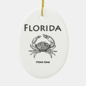 Floridasteinkrabbe Keramikornament (Vorne)