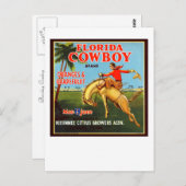 Floriday Cowboy Postkarte (Vorne/Hinten)