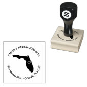 Floriday Staat Rücksendeadresse Briefmarke Gummistempel (Stempel)