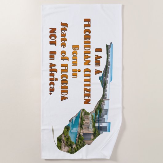 Floridian Citizen Strandtuch (Vorderseite)