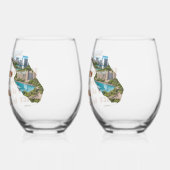 Floridian Citizen Weinglas Ohne Stiel (Rückseite)