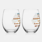 Floridian Citizen Weinglas Ohne Stiel (Vorderseite)