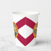 Floridian Flag, Flag of Florida Pappbecher (Rechts)