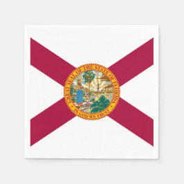 Floridian Flag, Flag of Florida Serviette