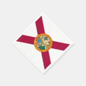 Floridian Flag, Flag of Florida Serviette (Ecke)