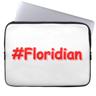 "#Floridian " Niedliches Design. Jetzt kaufen Laptopschutzhülle