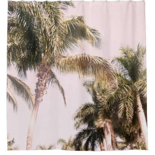 Floridian Palm Tree Vibes #2 #tropical Duschvorhang (Vorderseite)
