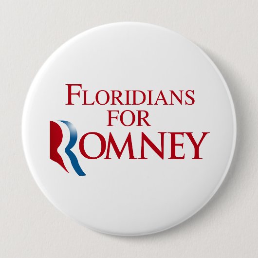 FLORIDIANS FÜR ROMNEY.png Button (Vorderseite)