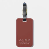 Florido Vinos Finos - Sanlucar de Barrameda Gepäckanhänger (Rückseite vertikal)