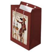 Florido Vinos Finos - Sanlucar de Barrameda Mittlere Geschenktüte (Rückseite Schrägansicht)