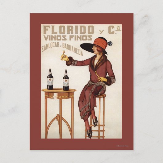 Florido Vinos Finos - Sanlucar de Barrameda Postkarte (Vorderseite)