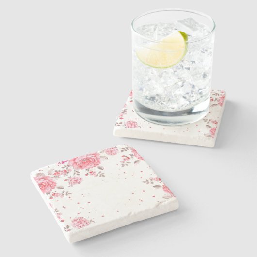 florieren steinuntersetzer (Seitenansicht)