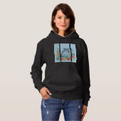 Floriger Delfin Hoodie (Vorne ganz)