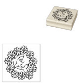 Floriger Hai Gummistempel (Stempel)