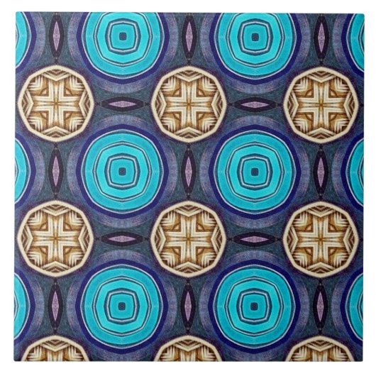 Florillas Abstrakte Gemusterte Wall Tile Fliese (Vorderseite)