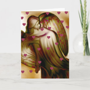 Florillas Angel mit Herz Karte
