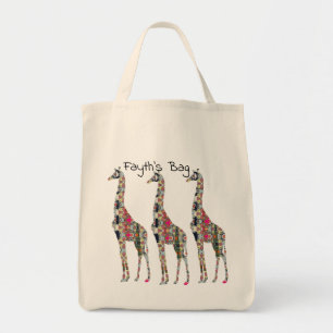 Florillas Giraffe Tote Bag Tragetasche