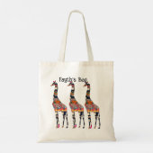 Florillas Giraffe Tote Bag Tragetasche (Rückseite)