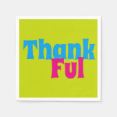 Florillas Thankful Serviette (Vorderseite)