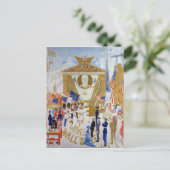 Florine Stettheimer Die Kathedralen der Wall Stree Postkarte (Stehend Vorderseite)