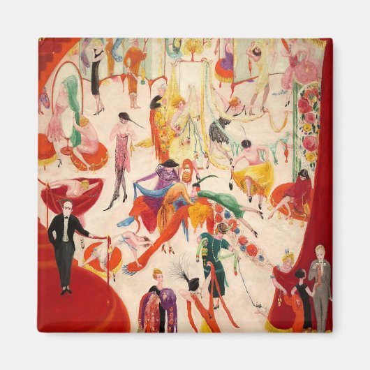 Florine Stettheimer Frühlingsverkauf bei Bendel's. Magnet (Vorne)