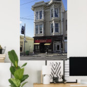 FLORIO BAR and CAFE - SAN FRANCISCO Poster (Heimbüro)
