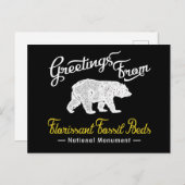 Florissant Fossil Beds National Monument Bear Postkarte (Vorne/Hinten)