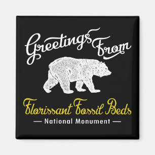 Florissant Fossil Beds Nationaler Monument-Bär Magnet