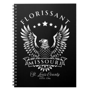 Florissant St. Louis Landkreis Missouri Vintag Eag Notizblock