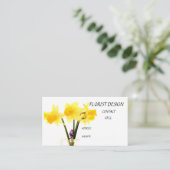 Florist Arraignment Visitenkarte (Stehend Vorderseite)