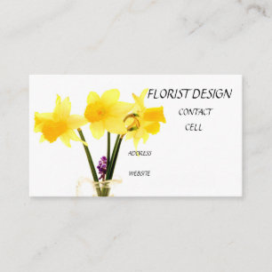 Florist Arraignment Visitenkarte
