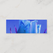 Florist - Blaue Rose Mini Visitenkarte (Rückseite)