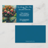 Florist Blume Arrangement Rose Topiary Van Gogh Visitenkarte (Vorne/Hinten)