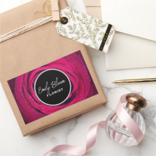 Florist, Blume Rechteckiger Aufkleber
