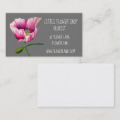 Florist Blume Shop Modernes Business Business Visitenkarte (Vorne/Hinten)