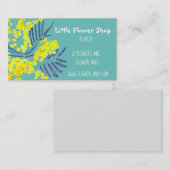 Florist Blume Shop Modernes, einfaches Geschäft Visitenkarte (Vorne/Hinten)