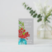 Florist Blume Shop Modernes, einfaches Geschäft Visitenkarte (Stehend Vorderseite)