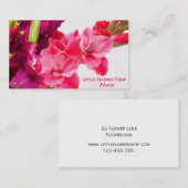 Florist Blume Shop Stilvolles Business Visitenkarte (Vorne/Hinten)