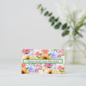 Florist Blume Shop Visitenkarte (Stehend Vorderseite)