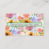 Florist Blume Shop Visitenkarte (Vorderseite)