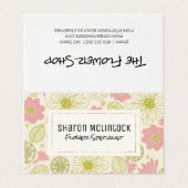 Florist | BLUME Visitenkarten (Außenseite Aufgefaltet)