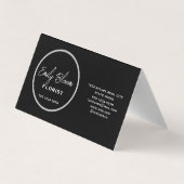 Florist, Blume Visitenkarten (Rückseite)